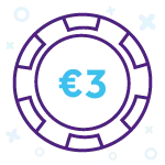 Depósito mínimo 3 euros